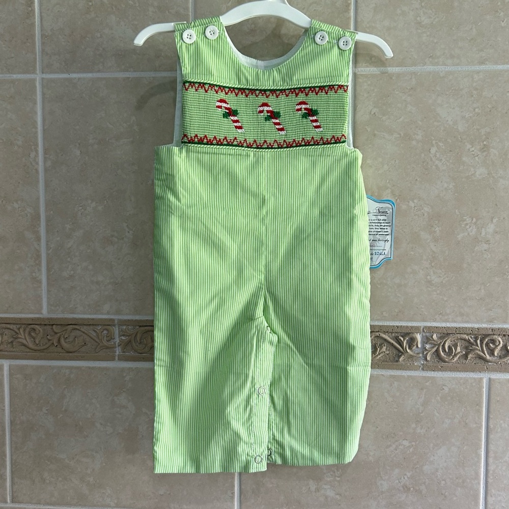 Remember Nguyen Candy Cane Smocked Longall